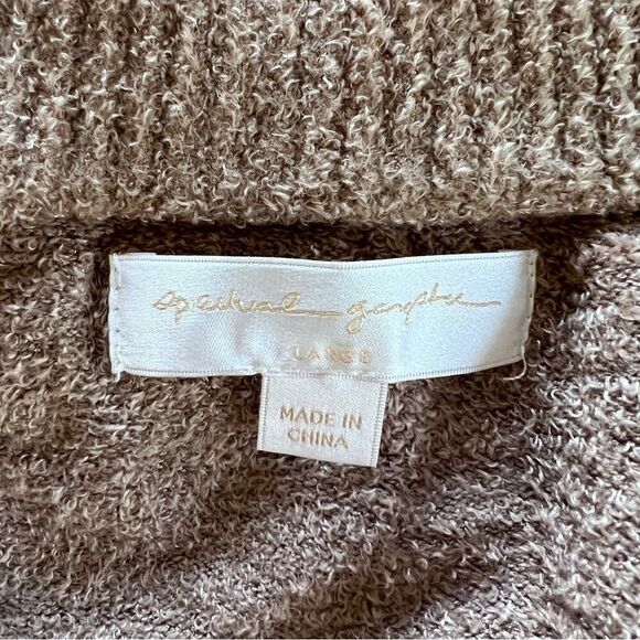 Spiritual Gangster Melody Zip Up Funnel Neck Sweater Camel Large NWT - Picture 6 of 7